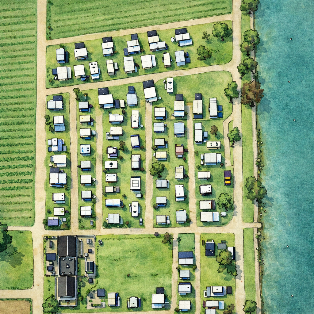 Lageplan Campingplatz